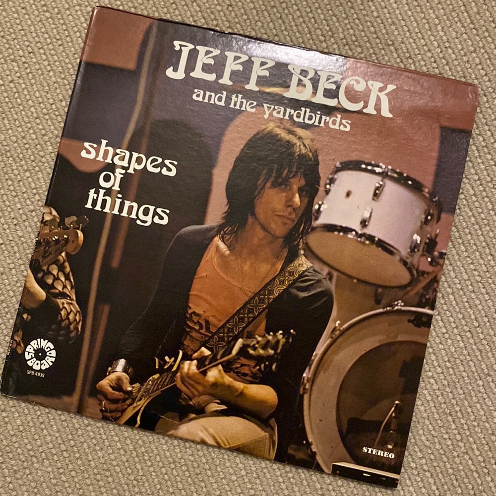 Jeff Beck and the Yardbirds Shapes of Things Vintage Vinyl Record